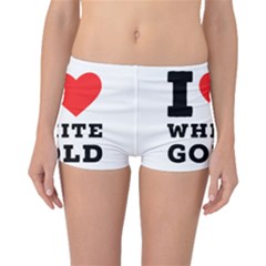 I Love White Gold  Boyleg Bikini Bottoms by ilovewhateva