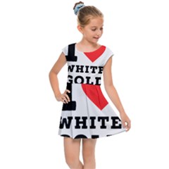 I Love White Gold  Kids  Cap Sleeve Dress by ilovewhateva