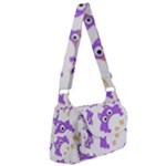 Purple-owl-pattern-background Multipack Bag