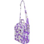 Purple-owl-pattern-background Crossbody Day Bag