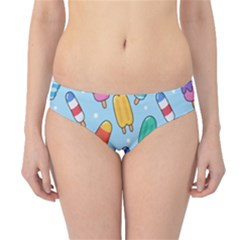 Cute-kawaii-ice-cream-seamless-pattern Hipster Bikini Bottoms by Salman4z