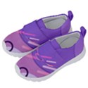Colorful-abstract-wallpaper-theme Kids  Velcro No Lace Shoes View2