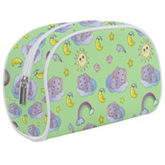 Elephant Sleeping Elephants Background Make Up Case (medium)