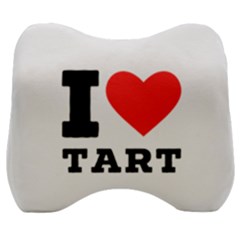 I Love Tart Velour Head Support Cushion by ilovewhateva