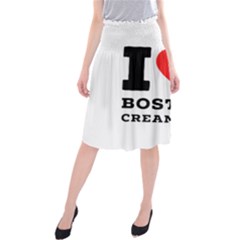 I Love Boston Cream Pie Midi Beach Skirt by ilovewhateva