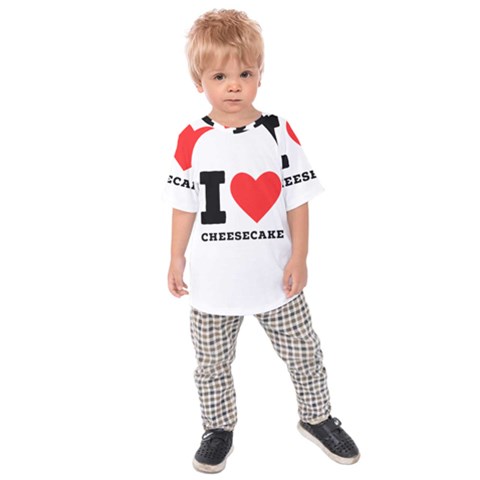 I Love Cheesecake Kids  Raglan Tee by ilovewhateva