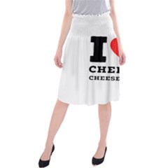 I Love Cherry Cheesecake Midi Beach Skirt by ilovewhateva