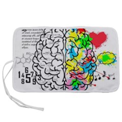 Brain Left Logic Language Science Pen Storage Case (s) by pakminggu