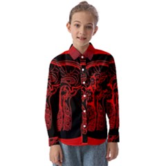 Artificial Intelligence Brain Think Kids  Long Sleeve Shirt by pakminggu