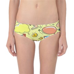 Cute Sketch Child Graphic Funny Classic Bikini Bottoms by danenraven