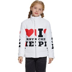 I Love Cherry Pie Kids  Puffer Bubble Jacket Coat by ilovewhateva