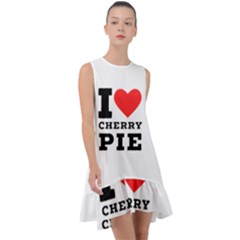 I Love Cherry Pie Frill Swing Dress by ilovewhateva