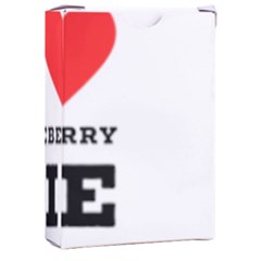 I Love Blueberry Playing Cards Single Design (rectangle) With Custom Box by ilovewhateva