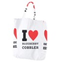 I love blueberry cobbler Giant Grocery Tote View2