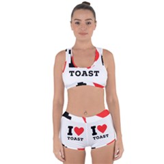 I Love Toast Racerback Boyleg Bikini Set by ilovewhateva