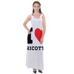 I Love Ricotta Sleeveless Velour Maxi Dress by ilovewhateva