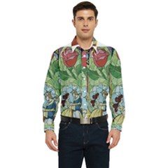 Beauty Stained Glass Men s Long Sleeve  Shirt by Mog4mog4