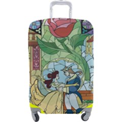 Beauty Stained Glass Luggage Cover (large) by Mog4mog4