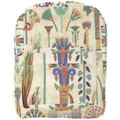 Egyptian Paper Papyrus Hieroglyphs Full Print Backpack by Mog4mog4