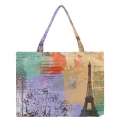 Scrapbook Paris Vintage France Medium Tote Bag by Mog4mog4
