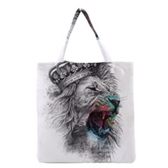 Lion King Head Grocery Tote Bag by Mog4mog4