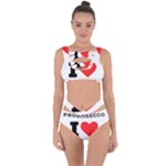 I love prosecco Bandaged Up Bikini Set 