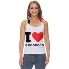 I Love Prosecco Basic Halter Top by ilovewhateva