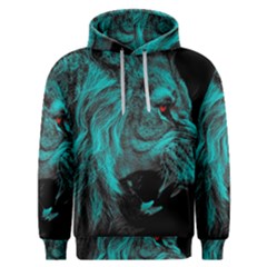 Angry Male Lion Predator Carnivore Men s Overhead Hoodie by Mog4mog4