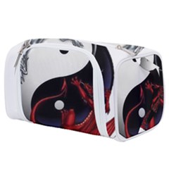 Yin And Yang Chinese Dragon Toiletries Pouch by Mog4mog4