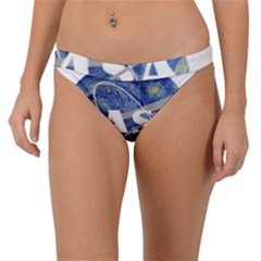 Vincent Van Gogh Starry Night Art Painting Planet Galaxy Band Bikini Bottoms by Mog4mog4