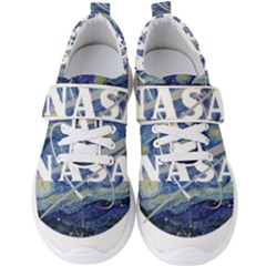 Vincent Van Gogh Starry Night Art Painting Planet Galaxy Men s Velcro Strap Shoes by Mog4mog4