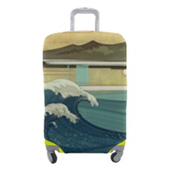 Sea Asia, Waves Japanese Art The Great Wave Off Kanagawa Luggage Cover (small) by Bakwanart