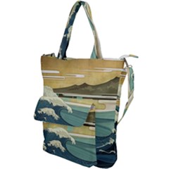 Sea Asia, Waves Japanese Art The Great Wave Off Kanagawa Shoulder Tote Bag by Bakwanart