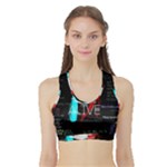 Stay Alive Sports Bra with Border