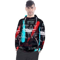 Stay Alive Men s Pullover Hoodie by Bakwanart