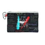 Stay Alive Canvas Cosmetic Bag (Medium)