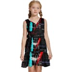 Stay Alive Kids  Sleeveless Tiered Mini Dress