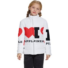 I Love Pineapple Kids  Puffer Bubble Jacket Coat by ilovewhateva