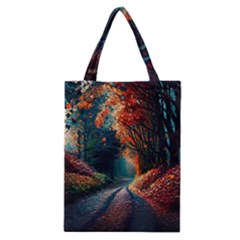 Forest Autumn Fall Painting Classic Tote Bag