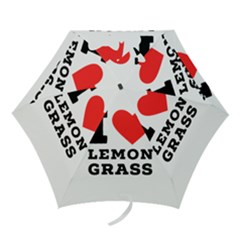 I Love Lemon Grass Mini Folding Umbrellas by ilovewhateva