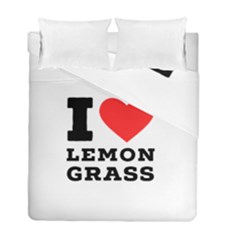 I Love Lemon Grass Duvet Cover Double Side (full/ Double Size) by ilovewhateva