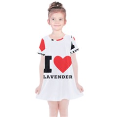 I Love Lavender Kids  Simple Cotton Dress by ilovewhateva