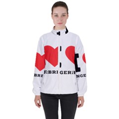 I Love Gingerbread Women s High Neck Windbreaker by ilovewhateva