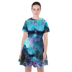 Abstract Graphics Nebula Psychedelic Space Sailor Dress by 99art