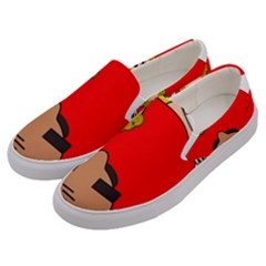 Comic-characters-grandfather Men s Canvas Slip Ons