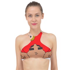 Comic-characters-grandfather High Neck Bikini Top