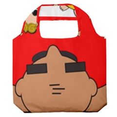 Comic-characters-grandfather Premium Foldable Grocery Recycle Bag