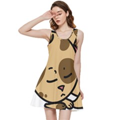 Cat-cartoon-pet-kitten-character Inside Out Racerback Dress