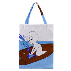 Spirit-boat-funny-comic-graphic Classic Tote Bag by 99art