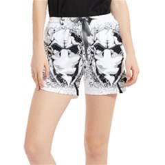 Graphic-design-vector-skull Women s Runner Shorts by 99art